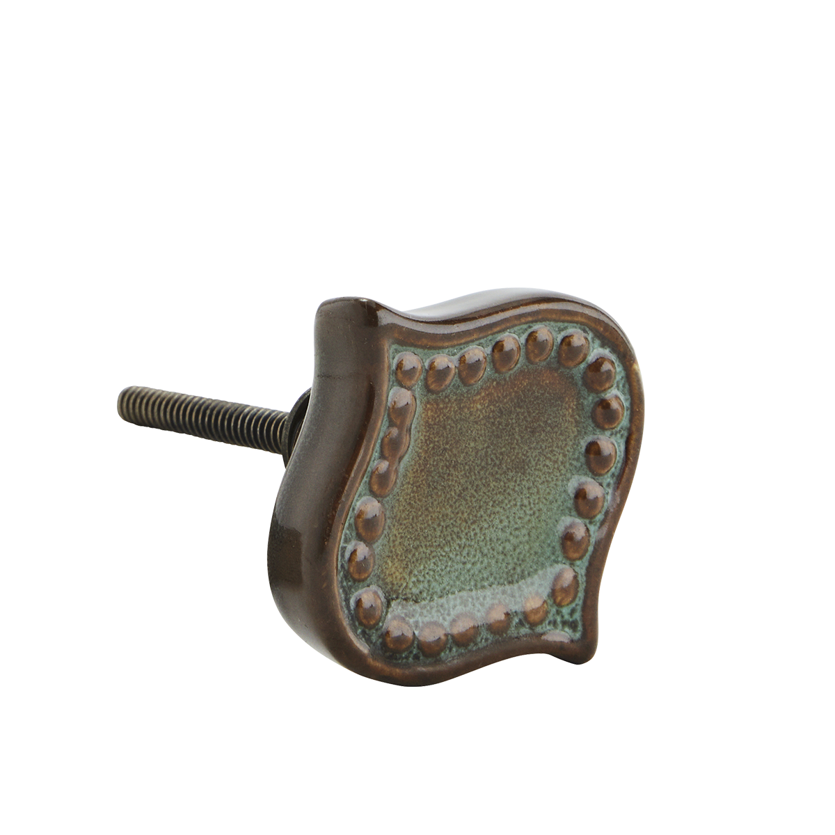 Handmade stoneware door knob