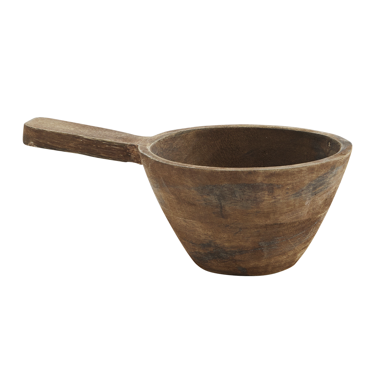 Wooden bowl w/ handle