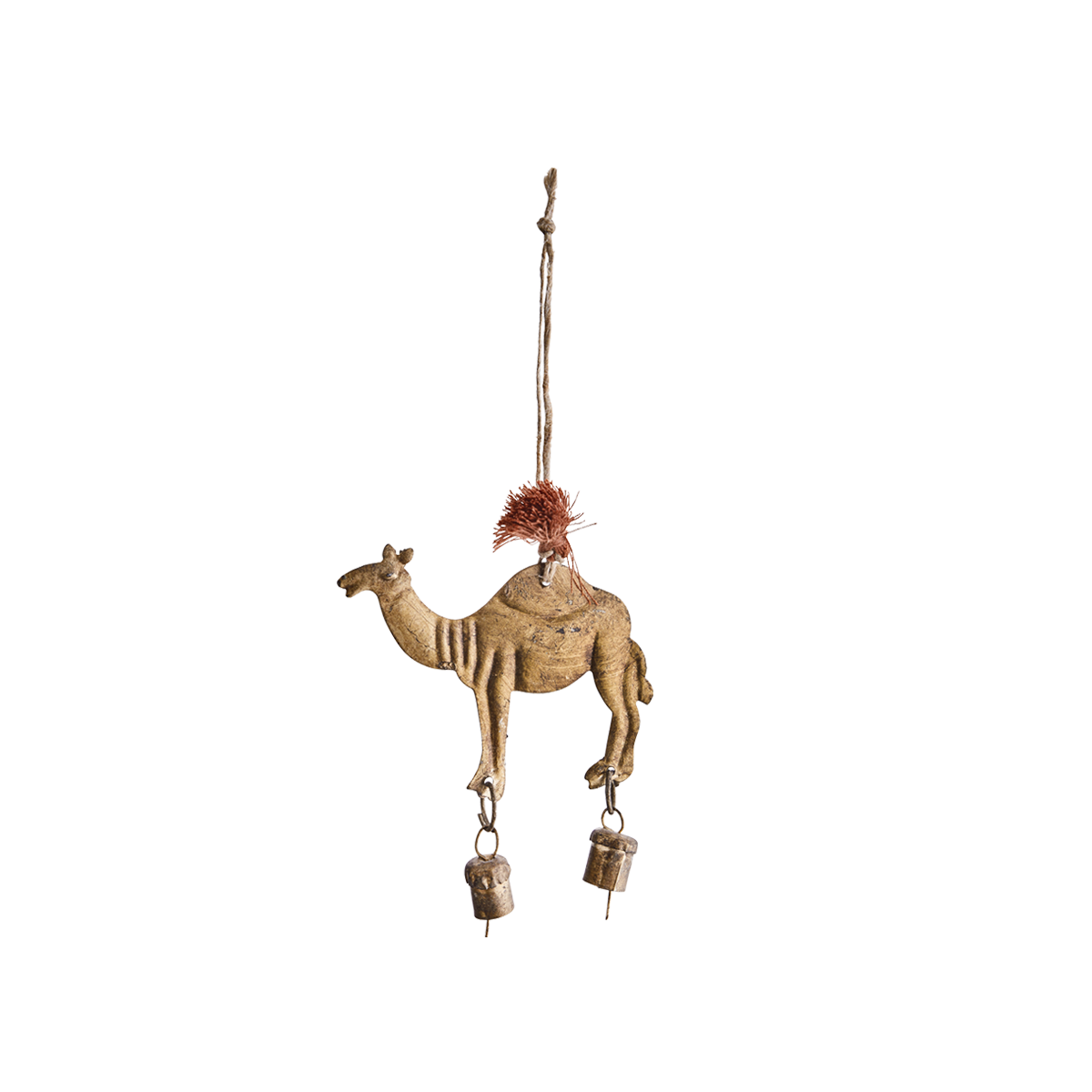 Hanging camel w/ bells