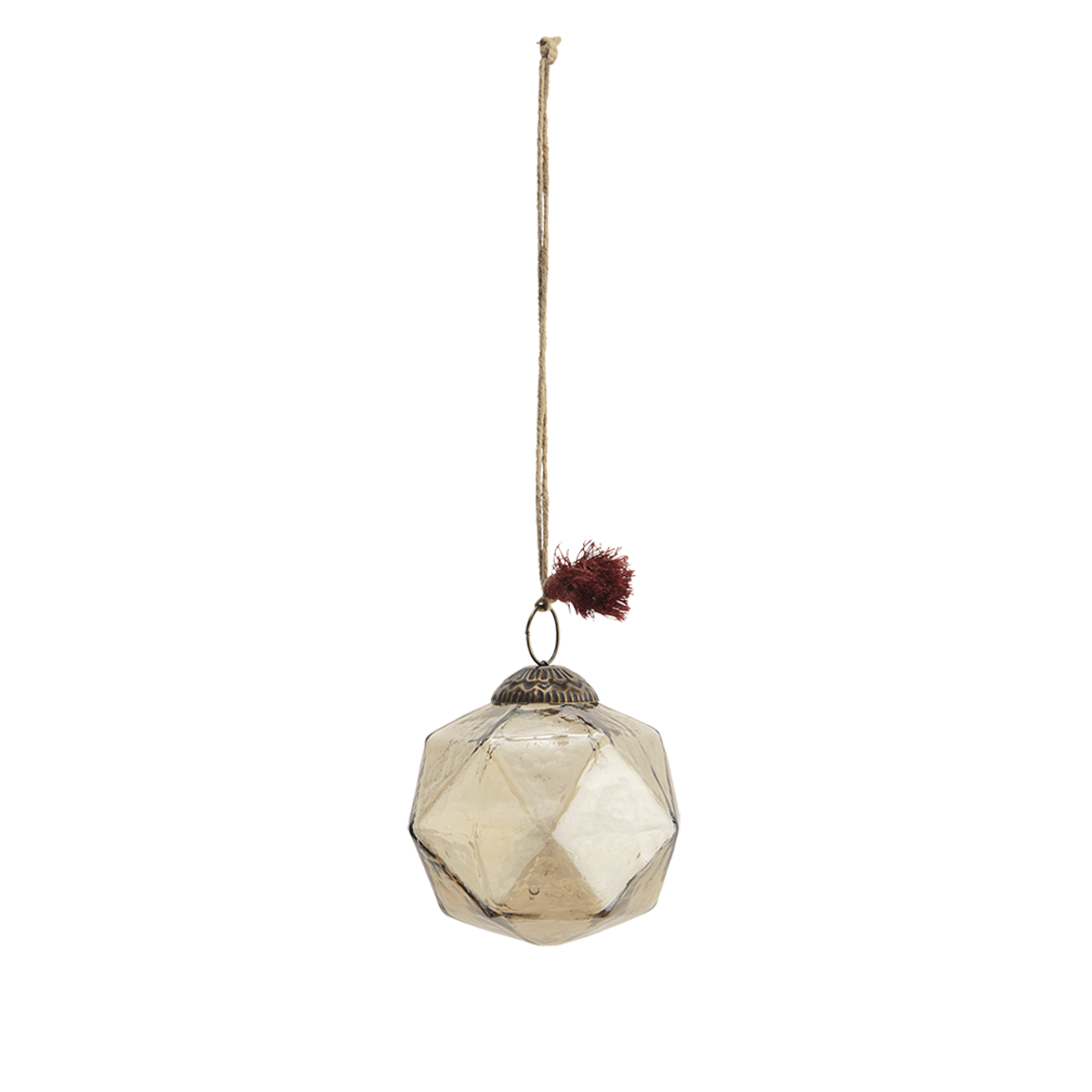 Hanging glass ornament