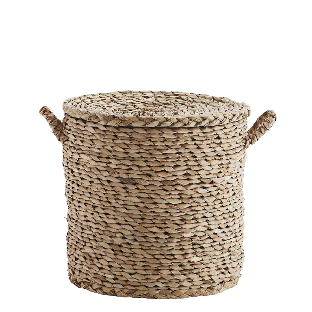 Seagrass basket w/ lid