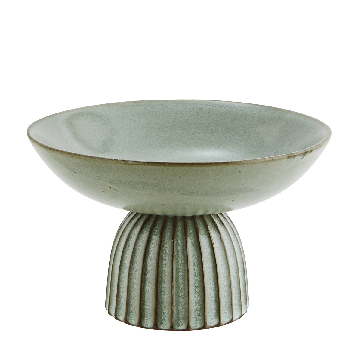 Stoneware bowl on stand