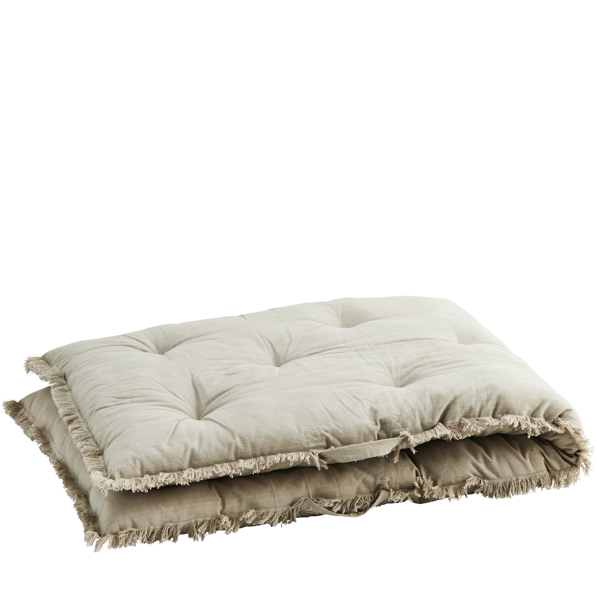Cotton mattress w/ fringes