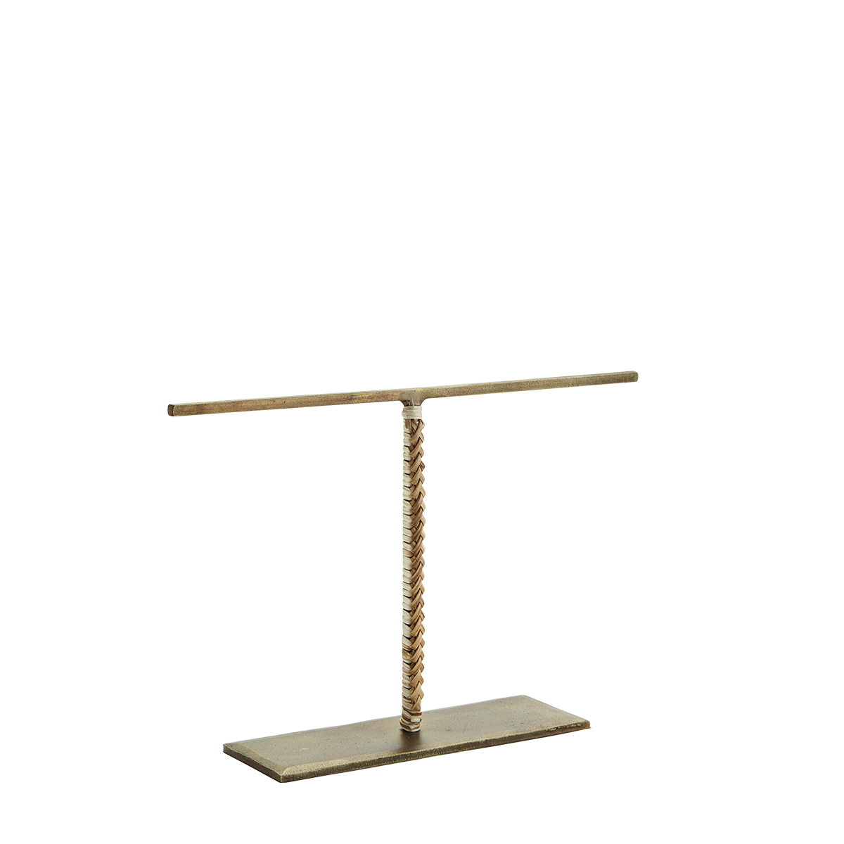 Hand forged jewellery stand w/ cane