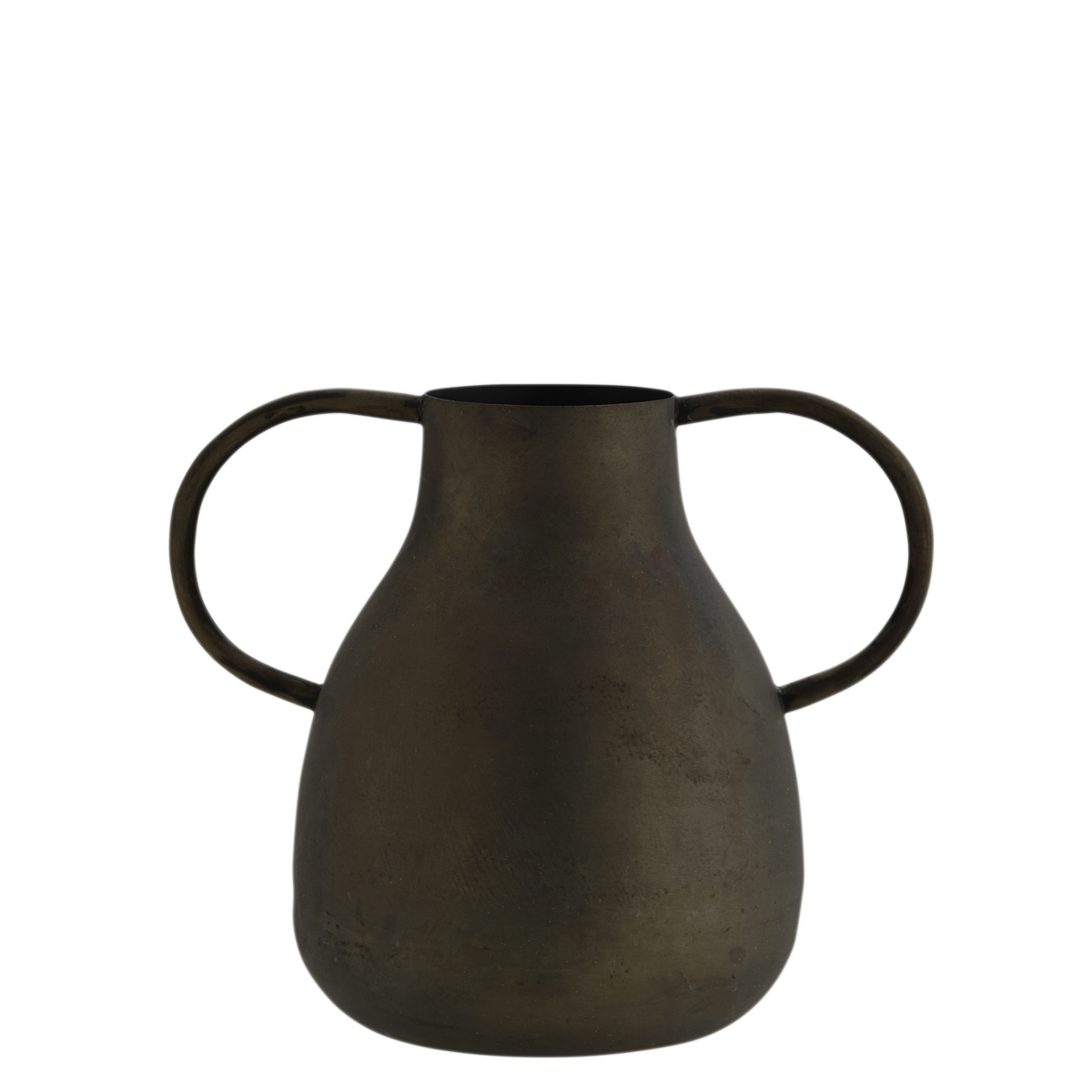 Iron vase w/ handles