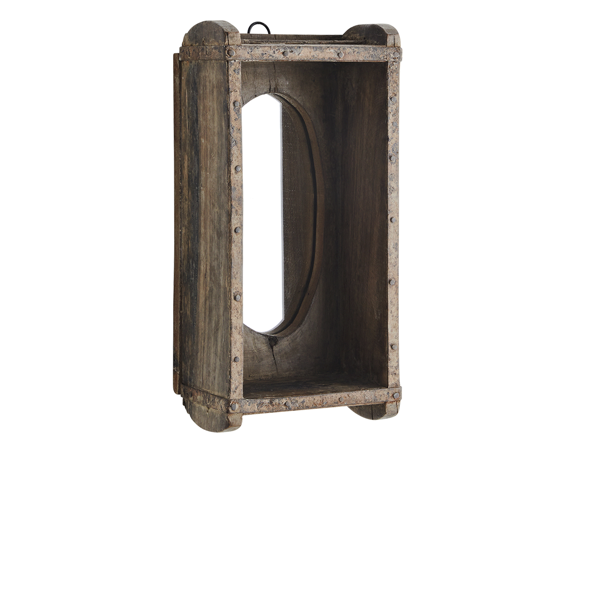 Upcycled brick mould w/ mirror